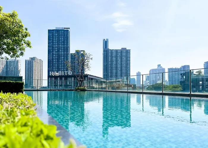 Near Bts L Workspace And Kitchen - Pool And Gym L Sontana Apartment *