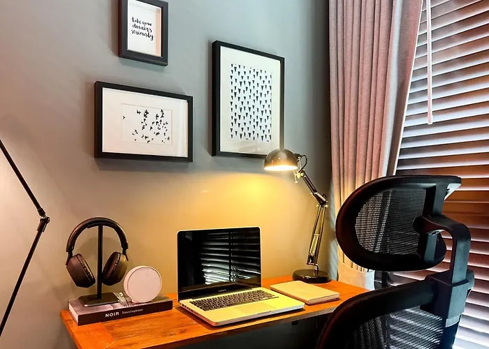 Apartment Near Bts L Workspace And Kitchen - Pool And Gym L Sontana Bangkok